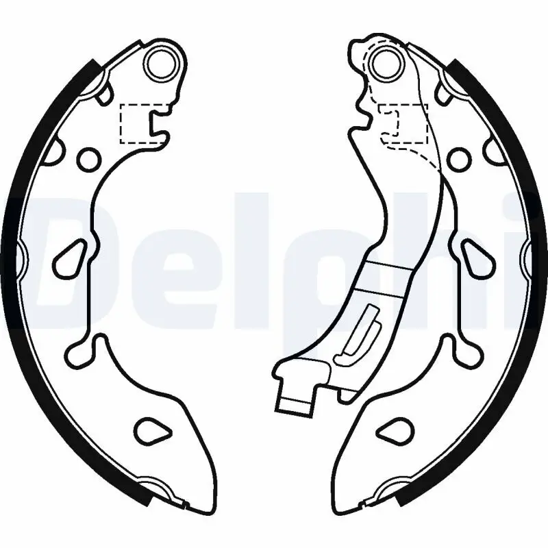 Bremsbackensatz DELPHI LS2047 Bild Bremsbackensatz DELPHI LS2047