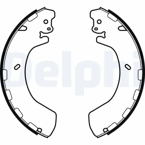 Bremsbackensatz Hinterachse DELPHI LS2057 Bild Bremsbackensatz Hinterachse DELPHI LS2057