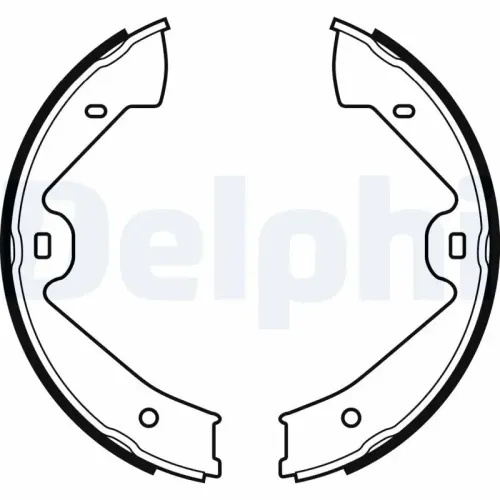 Bremsbackensatz, Feststellbremse Hinterachse DELPHI LS2070 Bild Bremsbackensatz, Feststellbremse Hinterachse DELPHI LS2070