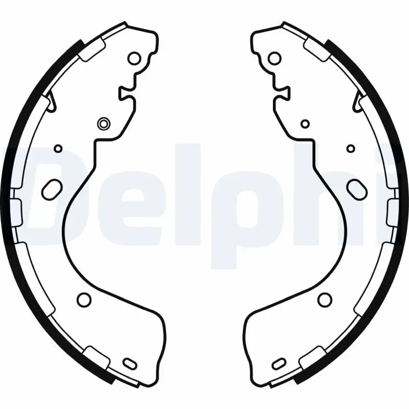 Bremsbackensatz DELPHI LS2080