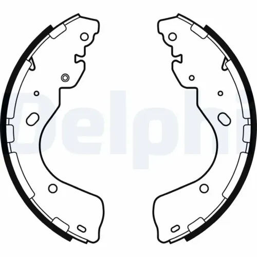 Bremsbackensatz DELPHI LS2080 Bild Bremsbackensatz DELPHI LS2080