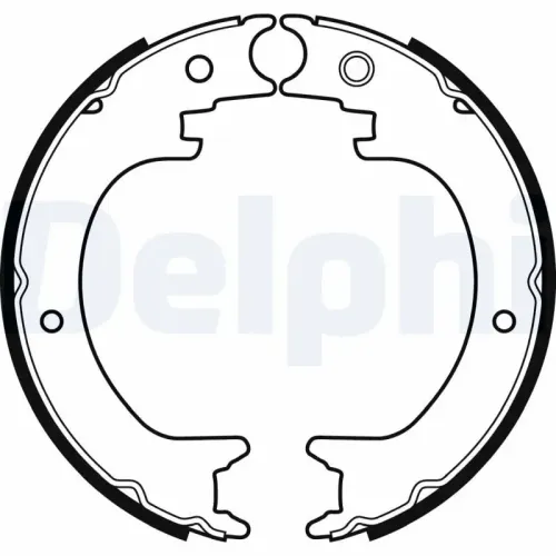 Bremsbackensatz DELPHI LS2082 Bild Bremsbackensatz DELPHI LS2082