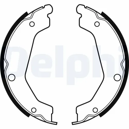 Bremsbackensatz, Feststellbremse Hinterachse DELPHI LS2085 Bild Bremsbackensatz, Feststellbremse Hinterachse DELPHI LS2085