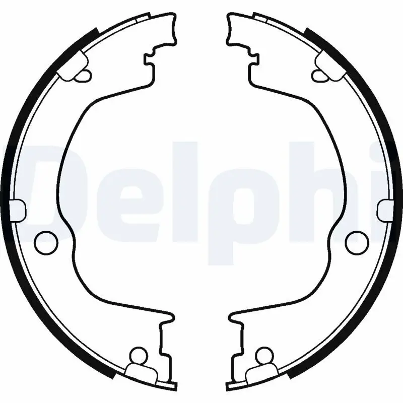 Bremsbackensatz, Feststellbremse Hinterachse DELPHI LS2106