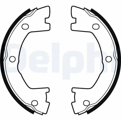 Bremsbackensatz DELPHI LS2115 Bild Bremsbackensatz DELPHI LS2115