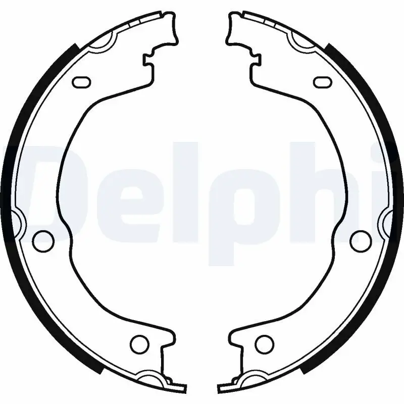 Bremsbackensatz, Feststellbremse DELPHI LS2118