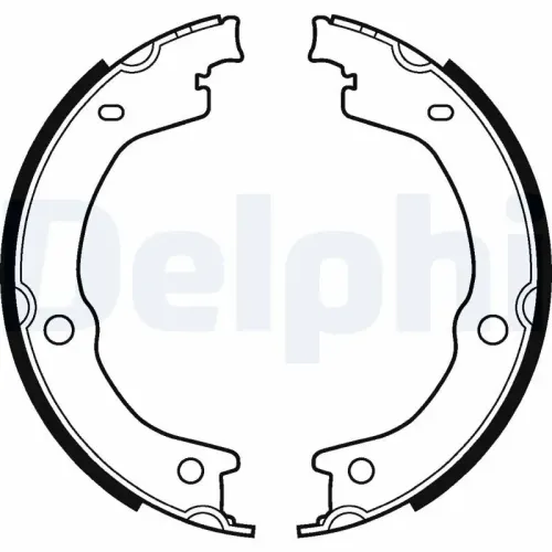 Bremsbackensatz, Feststellbremse DELPHI LS2118 Bild Bremsbackensatz, Feststellbremse DELPHI LS2118