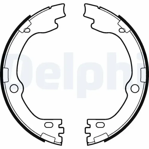 Bremsbackensatz, Feststellbremse Hinterachse DELPHI LS2119 Bild Bremsbackensatz, Feststellbremse Hinterachse DELPHI LS2119