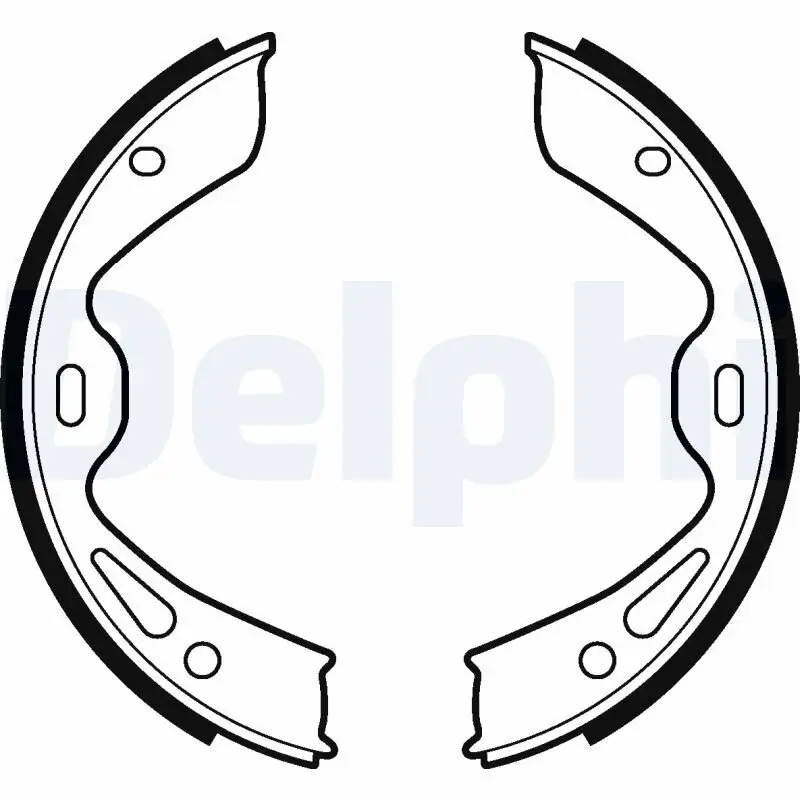 Bremsbackensatz, Feststellbremse Hinterachse DELPHI LS2120