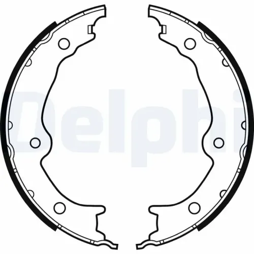 Bremsbackensatz DELPHI LS2130 Bild Bremsbackensatz DELPHI LS2130