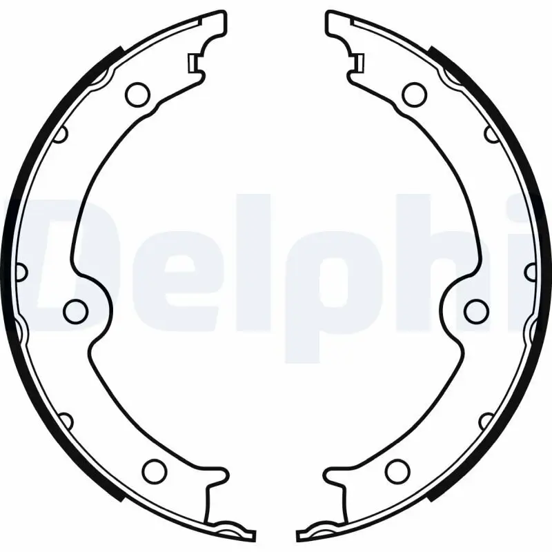 Bremsbackensatz DELPHI LS2131
