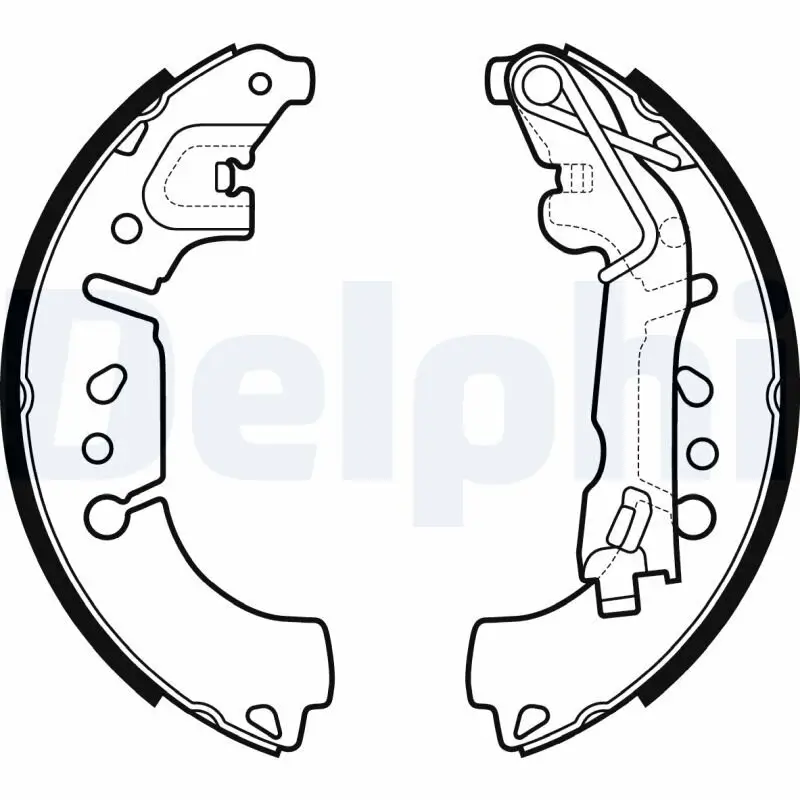 Bremsbackensatz DELPHI LS2135