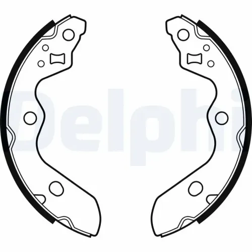 Bremsbackensatz Hinterachse DELPHI LS2156 Bild Bremsbackensatz Hinterachse DELPHI LS2156