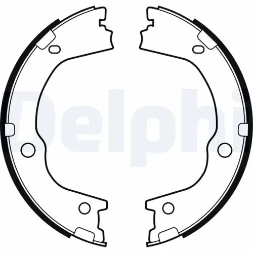 Bremsbackensatz, Feststellbremse Hinterachse DELPHI LS2159 Bild Bremsbackensatz, Feststellbremse Hinterachse DELPHI LS2159