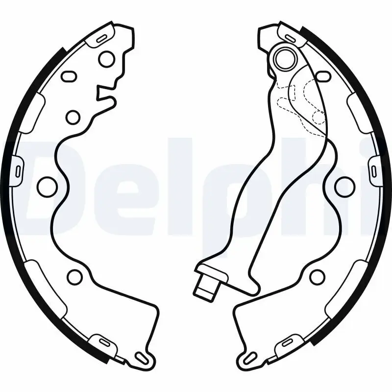 Bremsbackensatz DELPHI LS2165