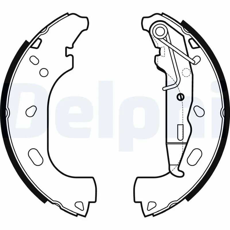 Bremsbackensatz DELPHI LS2167