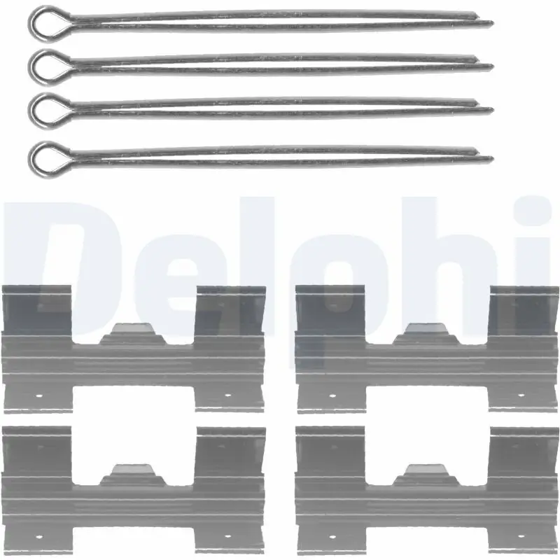 Zubehörsatz, Scheibenbremsbelag DELPHI LX0024
