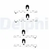 Zubehörsatz, Scheibenbremsbelag Vorderachse DELPHI LX0071 Bild Zubehörsatz, Scheibenbremsbelag Vorderachse DELPHI LX0071