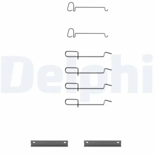 Zubehörsatz, Scheibenbremsbelag DELPHI LX0080 Bild Zubehörsatz, Scheibenbremsbelag DELPHI LX0080