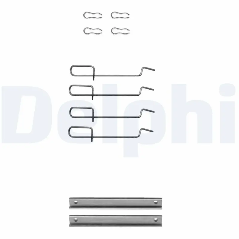 Zubehörsatz, Scheibenbremsbelag DELPHI LX0113