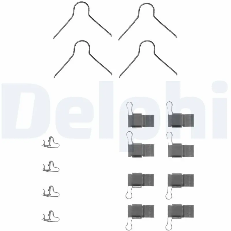 Zubehörsatz, Scheibenbremsbelag DELPHI LX0131