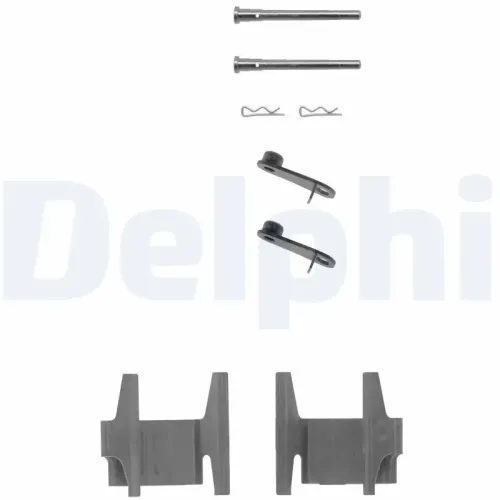 Zubehörsatz, Scheibenbremsbelag DELPHI LX0151 Bild Zubehörsatz, Scheibenbremsbelag DELPHI LX0151