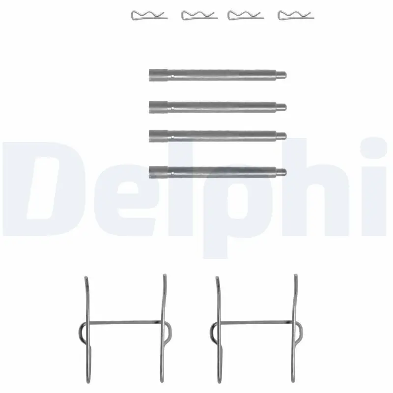 Zubehörsatz, Scheibenbremsbelag DELPHI LX0154