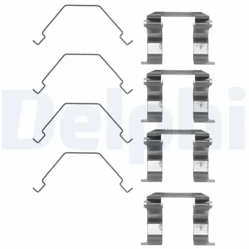 Zubehörsatz, Scheibenbremsbelag DELPHI LX0159 Bild Zubehörsatz, Scheibenbremsbelag DELPHI LX0159