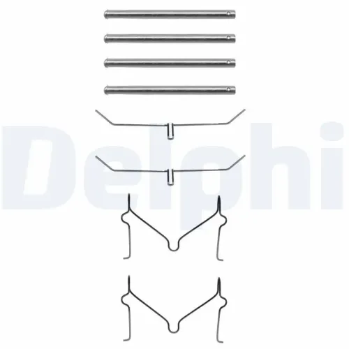 Zubehörsatz, Scheibenbremsbelag DELPHI LX0182 Bild Zubehörsatz, Scheibenbremsbelag DELPHI LX0182