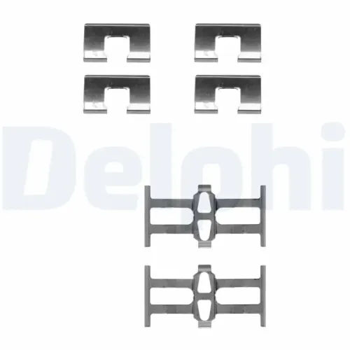 Zubehörsatz, Scheibenbremsbelag DELPHI LX0208 Bild Zubehörsatz, Scheibenbremsbelag DELPHI LX0208