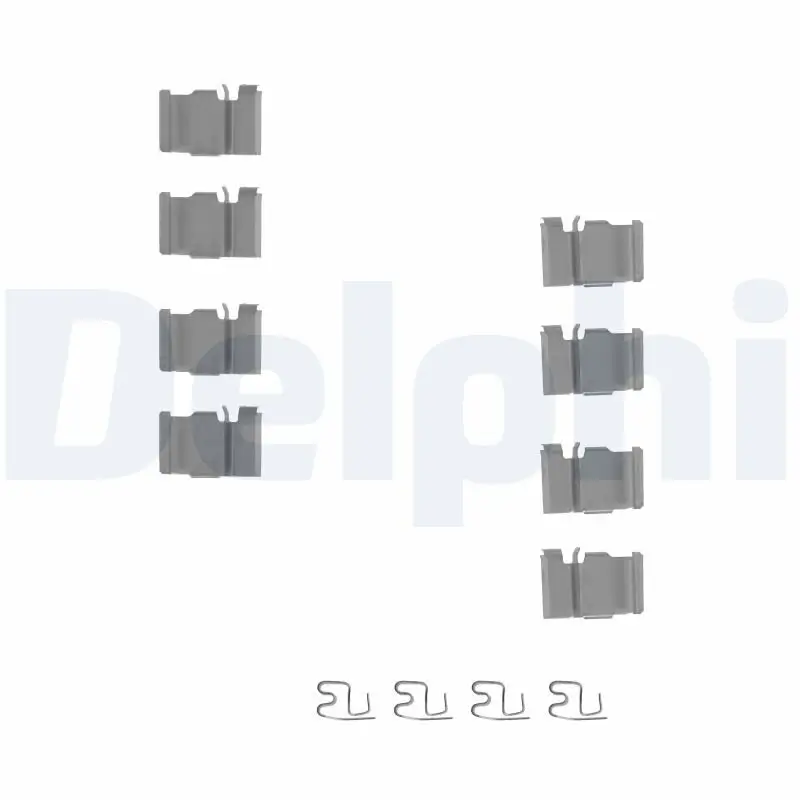 Zubehörsatz, Scheibenbremsbelag DELPHI LX0212