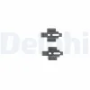 Zubehörsatz, Scheibenbremsbelag Hinterachse DELPHI LX0221