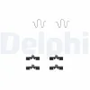 Zubehörsatz, Scheibenbremsbelag Hinterachse DELPHI LX0231