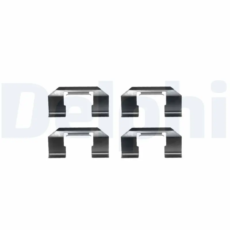 Zubehörsatz, Scheibenbremsbelag Vorderachse DELPHI LX0232