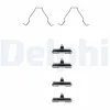 Zubehörsatz, Scheibenbremsbelag Hinterachse DELPHI LX0267 Bild Zubehörsatz, Scheibenbremsbelag Hinterachse DELPHI LX0267