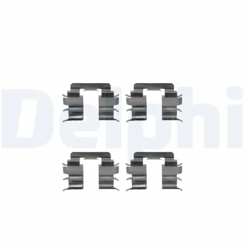 Zubehörsatz, Scheibenbremsbelag Vorderachse DELPHI LX0269 Bild Zubehörsatz, Scheibenbremsbelag Vorderachse DELPHI LX0269