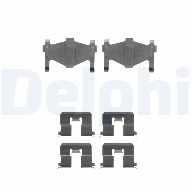 Zubehörsatz, Scheibenbremsbelag Hinterachse DELPHI LX0304