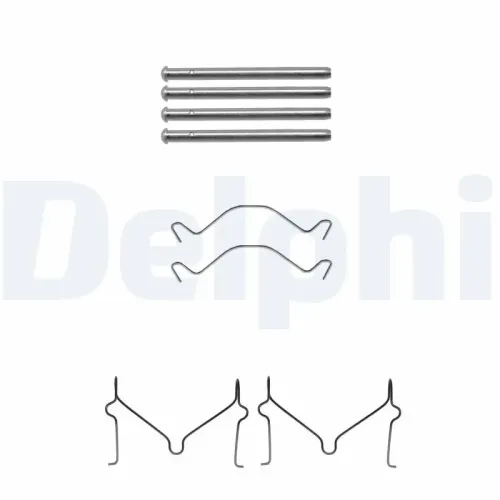 Zubehörsatz, Scheibenbremsbelag DELPHI LX0306 Bild Zubehörsatz, Scheibenbremsbelag DELPHI LX0306