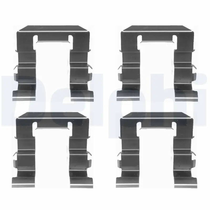 Zubehörsatz, Scheibenbremsbelag Vorderachse DELPHI LX0308