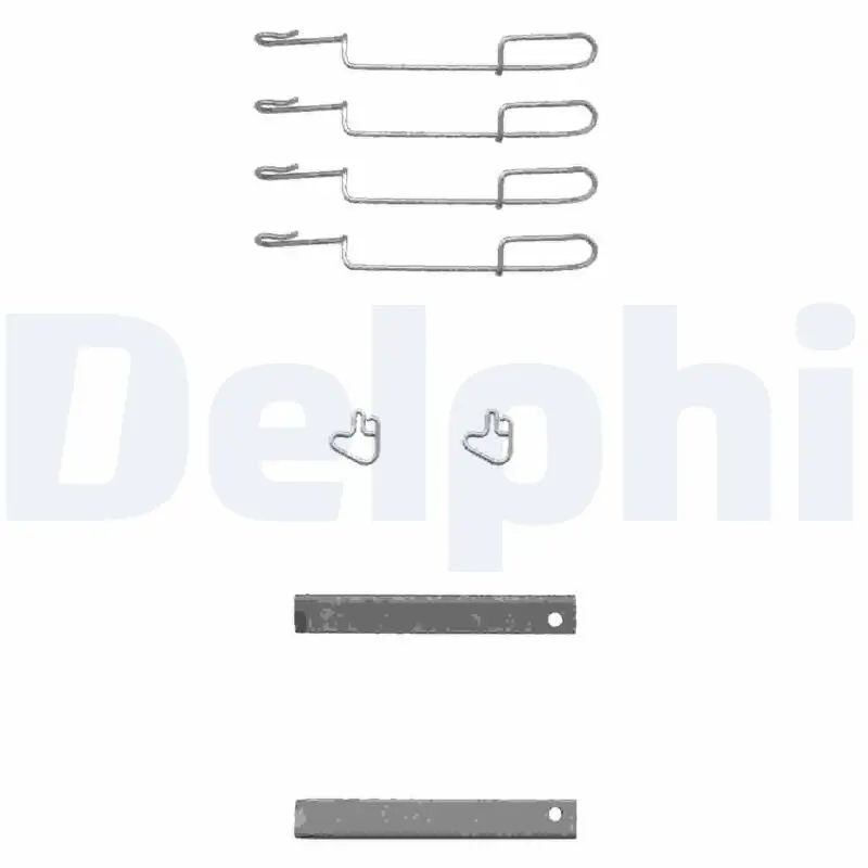 Zubehörsatz, Scheibenbremsbelag DELPHI LX0347