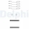 Zubehörsatz, Scheibenbremsbelag Hinterachse DELPHI LX0347 Bild Zubehörsatz, Scheibenbremsbelag Hinterachse DELPHI LX0347