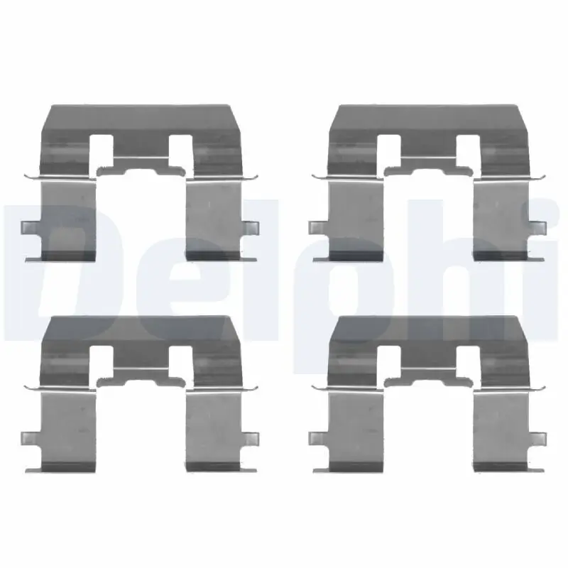 Zubehörsatz, Scheibenbremsbelag Vorderachse DELPHI LX0368