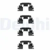 Zubehörsatz, Scheibenbremsbelag Vorderachse DELPHI LX0381 Bild Zubehörsatz, Scheibenbremsbelag Vorderachse DELPHI LX0381