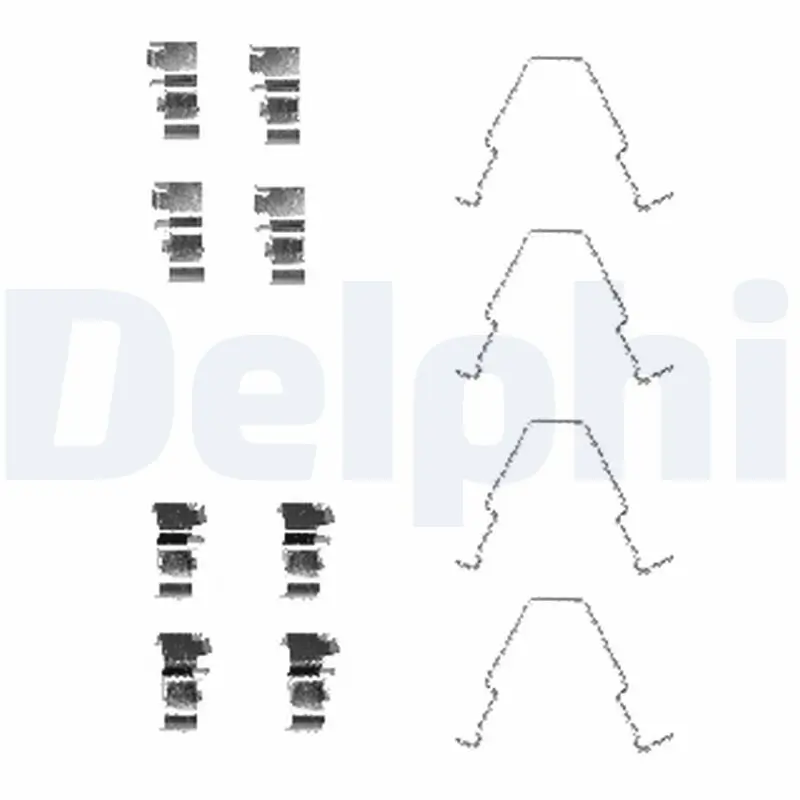 Zubehörsatz, Scheibenbremsbelag DELPHI LX0414