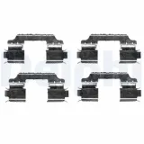 Zubehörsatz, Scheibenbremsbelag DELPHI LX0426