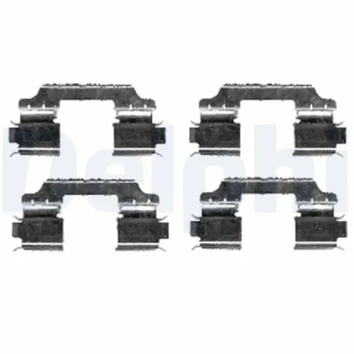 Zubehörsatz, Scheibenbremsbelag DELPHI LX0426 Bild Zubehörsatz, Scheibenbremsbelag DELPHI LX0426