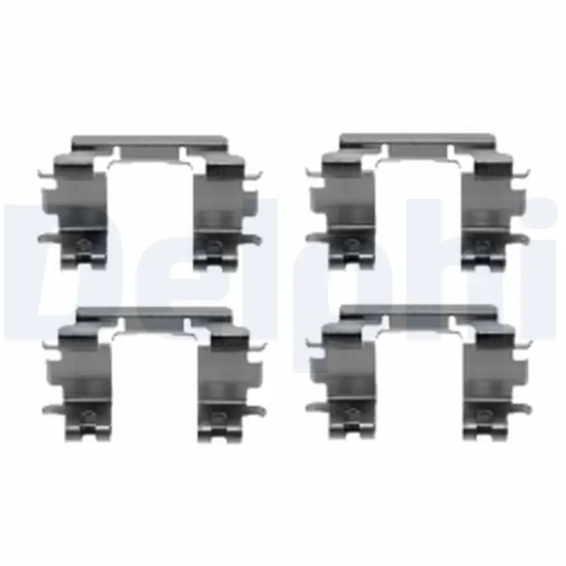 Zubehörsatz, Scheibenbremsbelag Vorderachse DELPHI LX0433