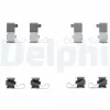 Zubehörsatz, Scheibenbremsbelag Hinterachse DELPHI LX0434 Bild Zubehörsatz, Scheibenbremsbelag Hinterachse DELPHI LX0434