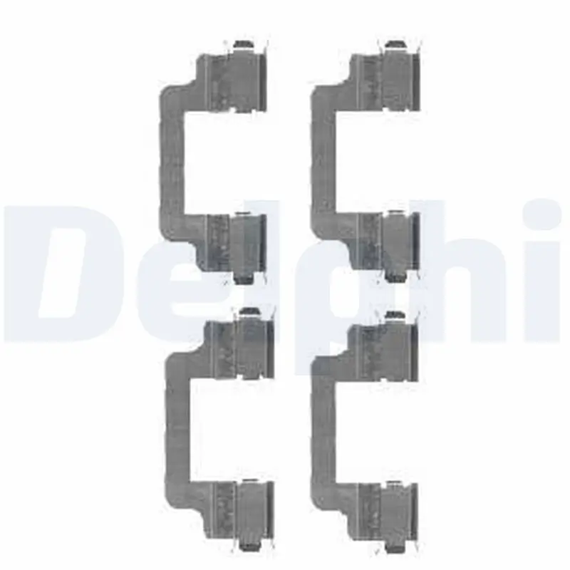Zubehörsatz, Scheibenbremsbelag Vorderachse DELPHI LX0454