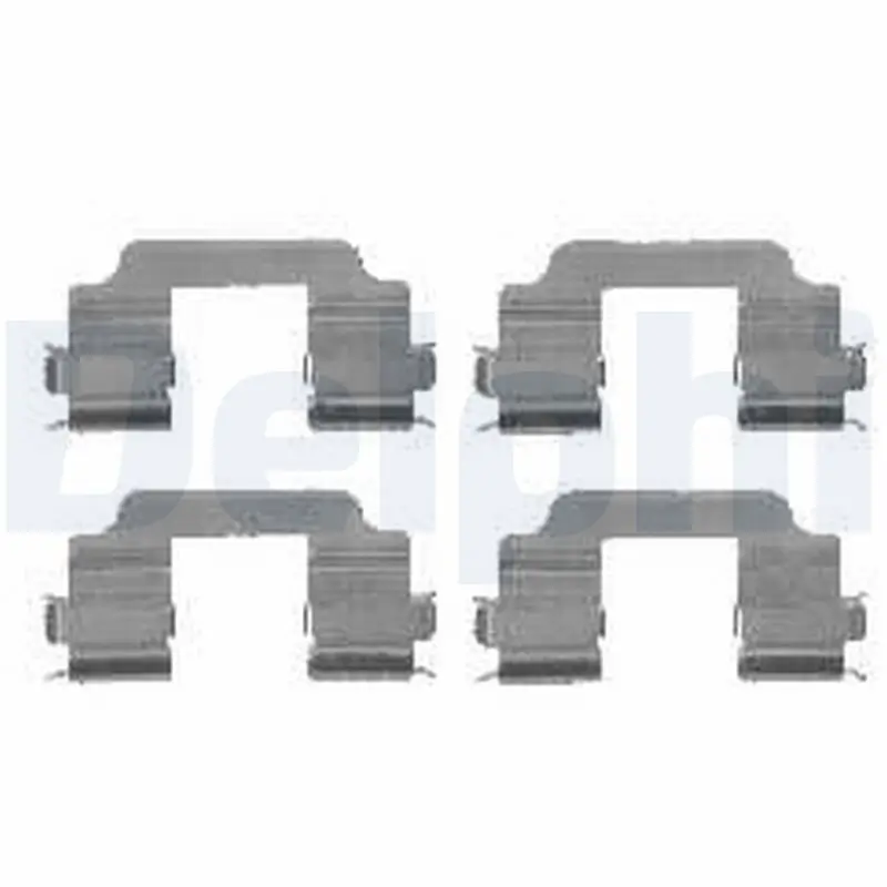 Zubehörsatz, Scheibenbremsbelag Vorderachse DELPHI LX0459